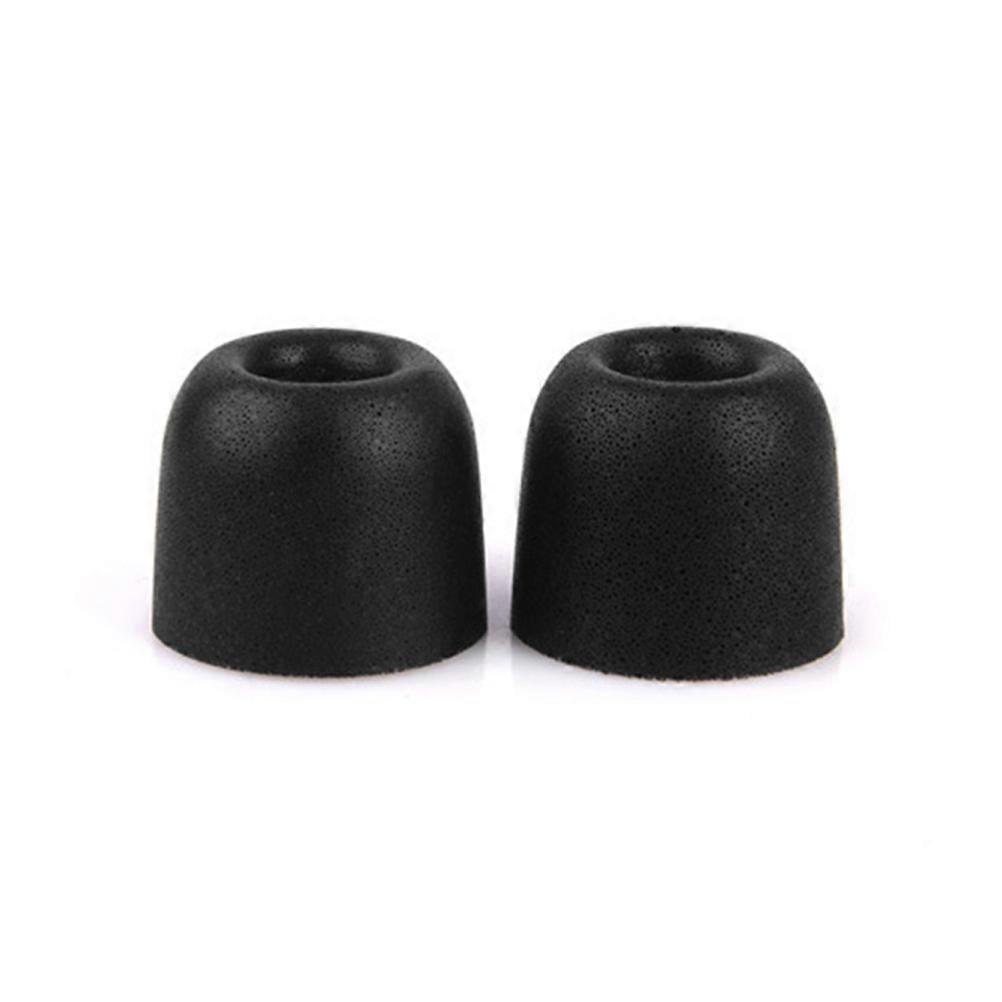 Ear Buds Replacement Tips Proprietary Memory Materials Comfortable Fit for Workouts 3/4mm Black 4Pcs