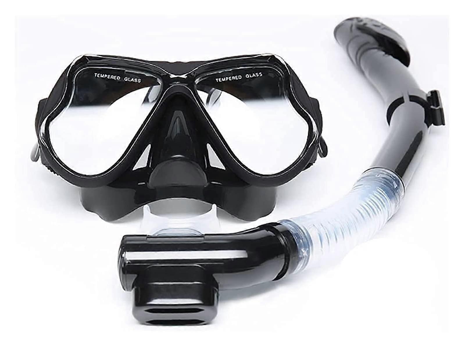 Tauchmasken Schnorcheln Silikon Wasserdicht Unisex HD Anti-Beschlag Tauchmaske für Schwimmen und Schnorcheln