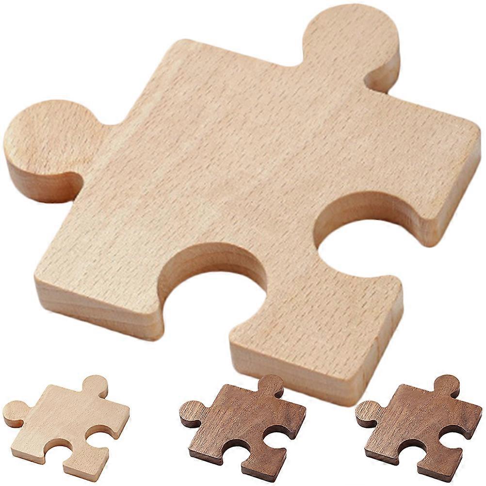 Drinks Coaster Unique Square Beech Heat Resistant Cup Mat for Outdoor Camping 4Pcs