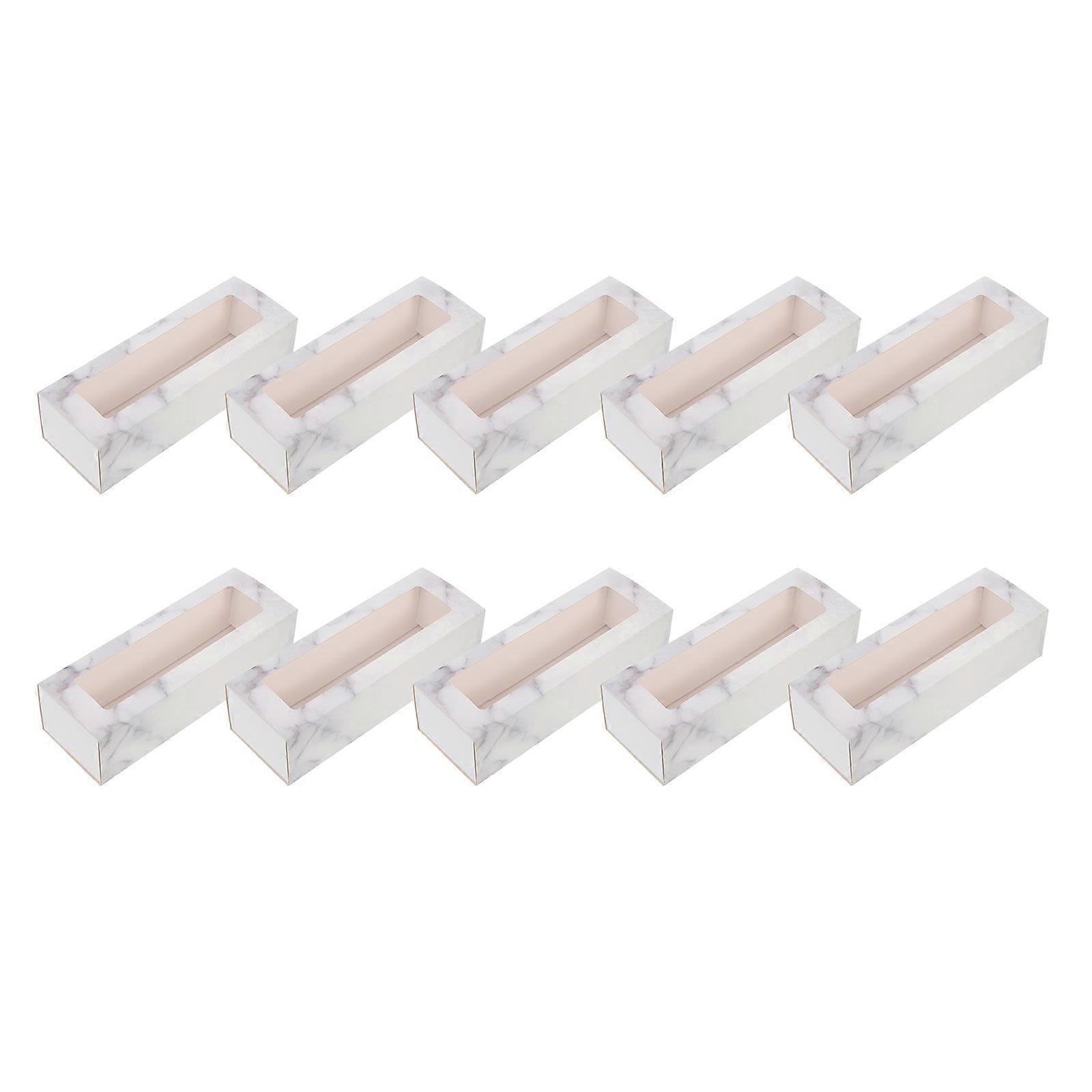 Window Display Macaron Boxes Macaron Cases Birthday Party Supplies 10.5X7X5CM 10Pack