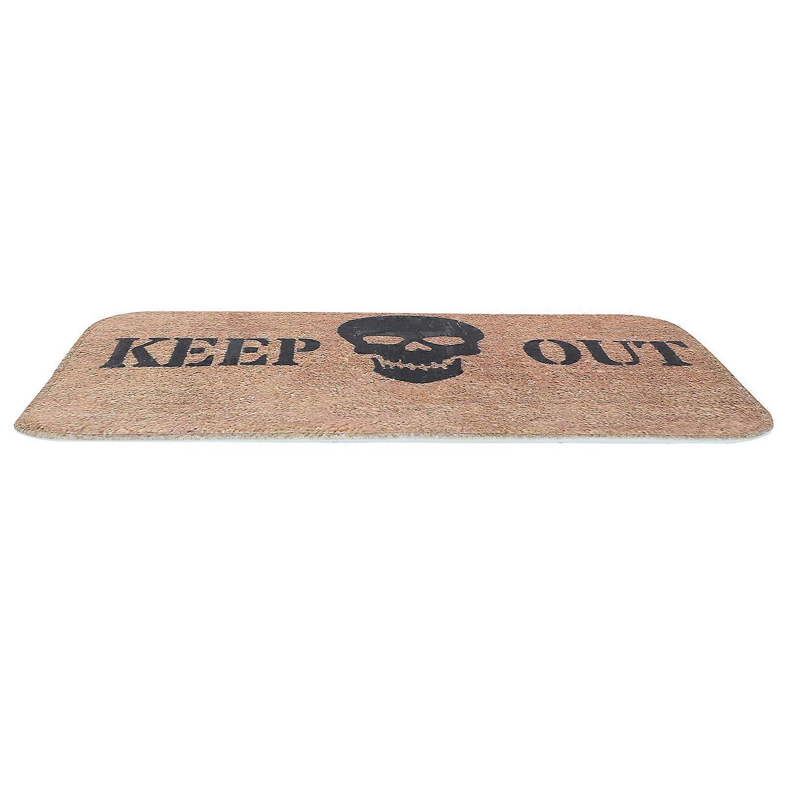 Home Floor Mat Rectangular Polyester Anti-Skid Cushion Comfortable For Entrance Mat 60x40cm 1Pack