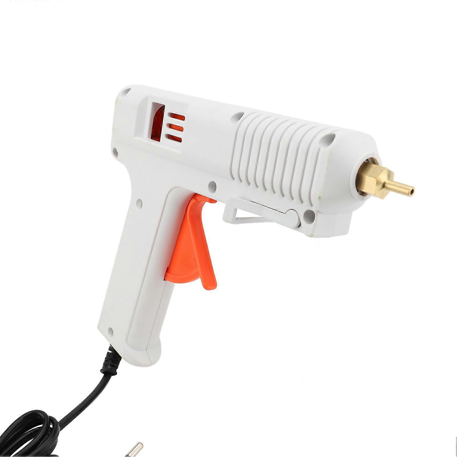 120W Adjustable Temperature Hot Glue Gun, Industrial Glue Gun for Home and Industrial Use with 10pcs 11mm Glue Sticks, EU Plug