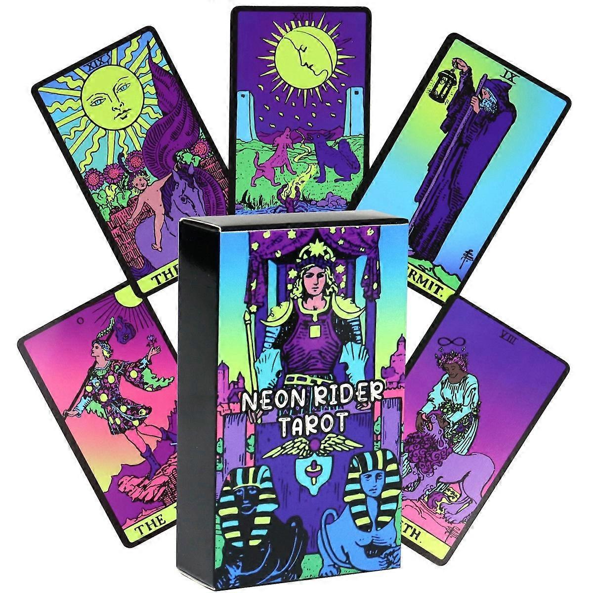 Neon Rider Tarot Deck: Divination & Self-Discovery Cards