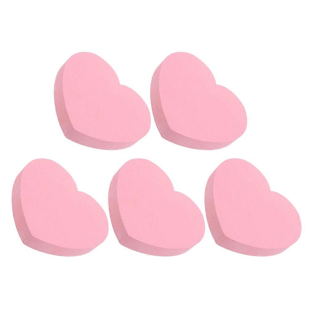 Household Memo Stickers Cute Design Heart-Shaped Pink For Office 500 Sheets Strong Adhesion