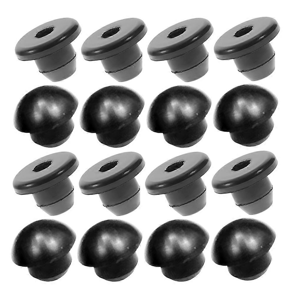 Universal Hydraulic Rubber Plugs Jack Plug Flat Shape 20Pcs