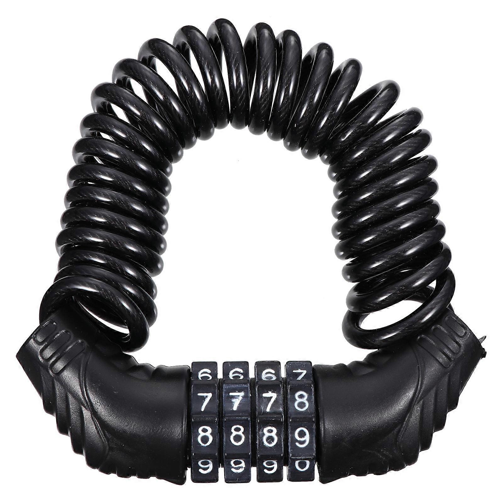 Compact Bike Lock with Cable – Secure Theft Proof Cable Lock for Bicycles, Mountain Bikes and Scooters – Convenient Security Solution