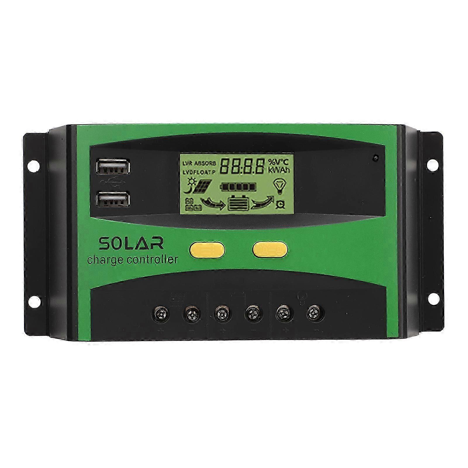 12V 24V Solar Controller LCD Display PV Street Light Charge Controller for Power Generation System