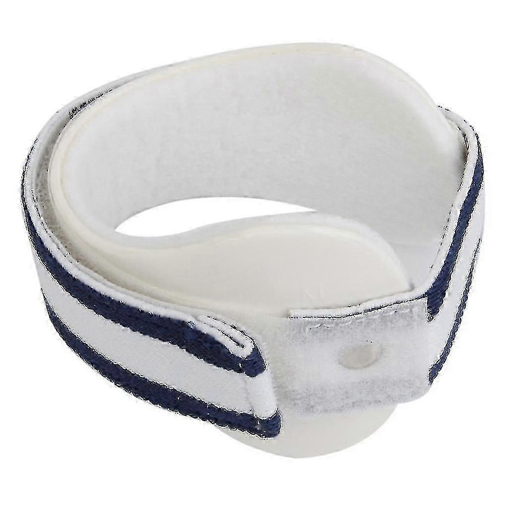 1pc Adjustable Tennis Elbow Support Epicondylitis Clasp White (m)