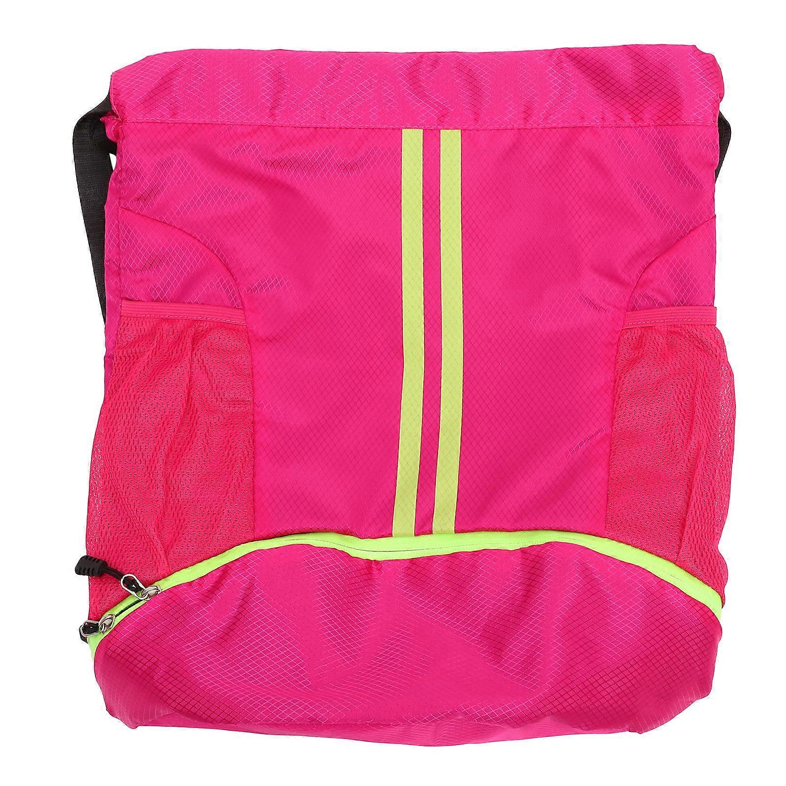 Drawsting Backpack Canvas Gym Bag Sports Enthusiasts Everyday Item Storage Square Shape 16.90X12.58X5.89in 1Pack