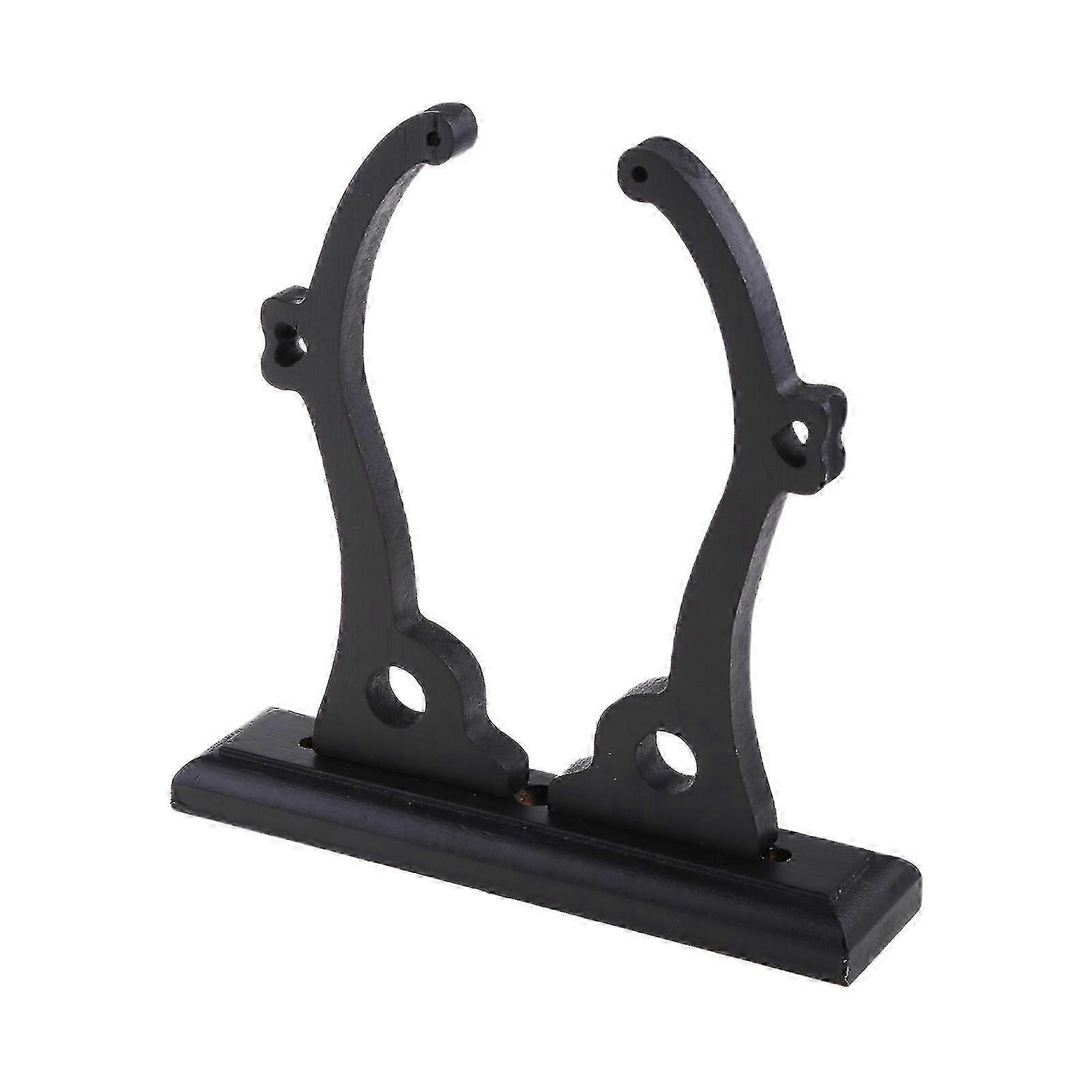 中国のファンスタンドウッドラウンドディスプレイベース装飾的な黒