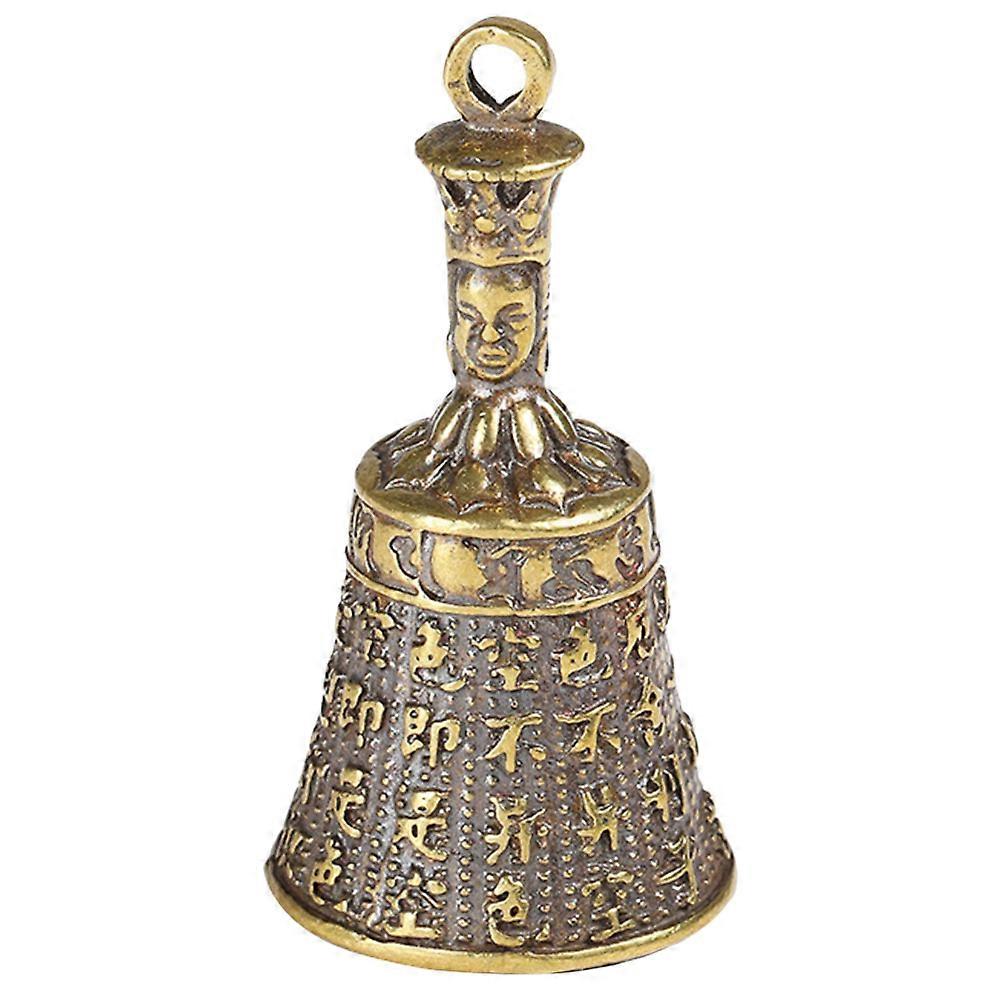 Antique Brass Bell Pendant Vintage DIY Hanging Ornament for Keychains, Necklaces & Crafts – Durable Retro Charm for Unique Decor & Creative Projects