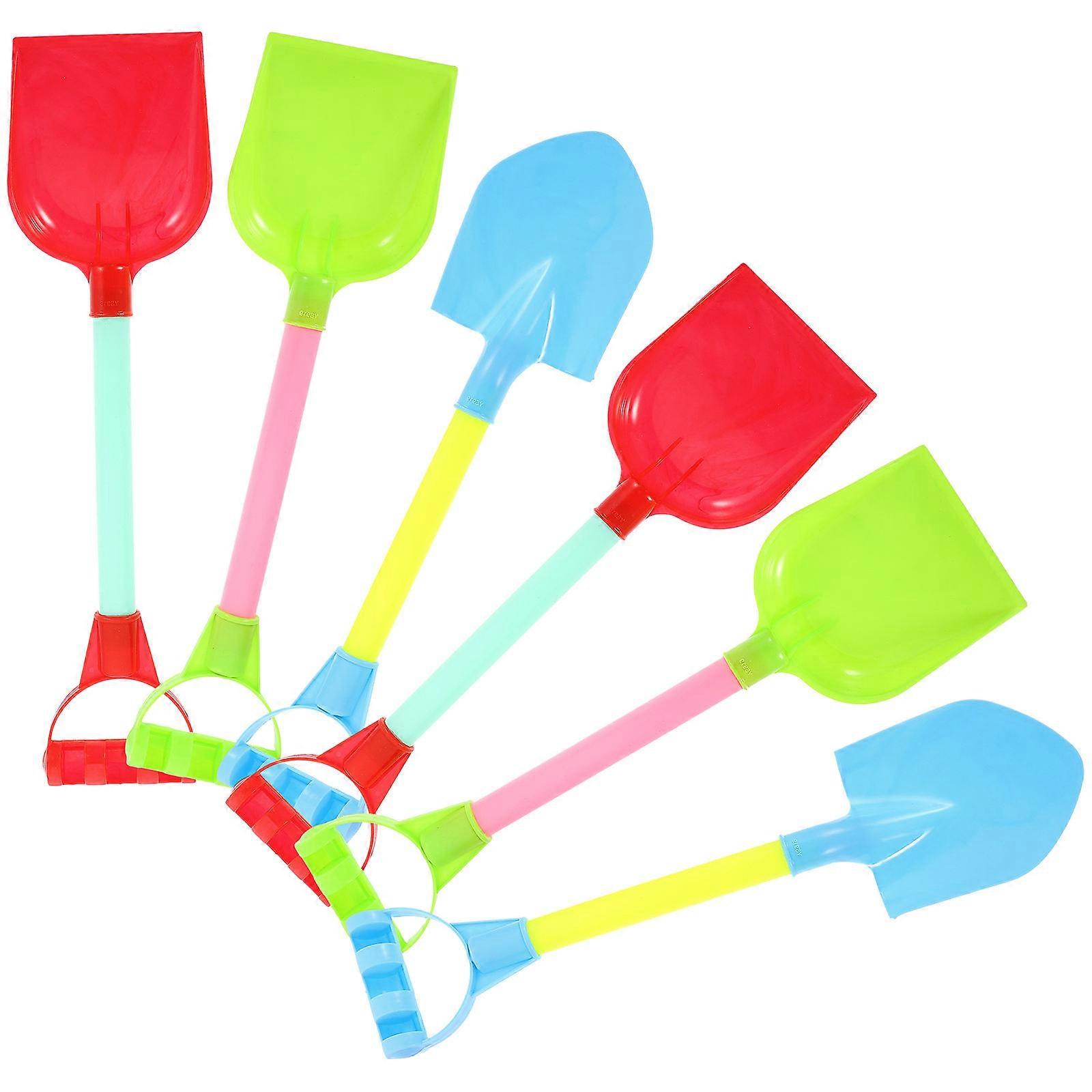 Childrens Gardening Tools Snow Spade Shape Assorted Color 35x10cm Snow Removal 10Pcs