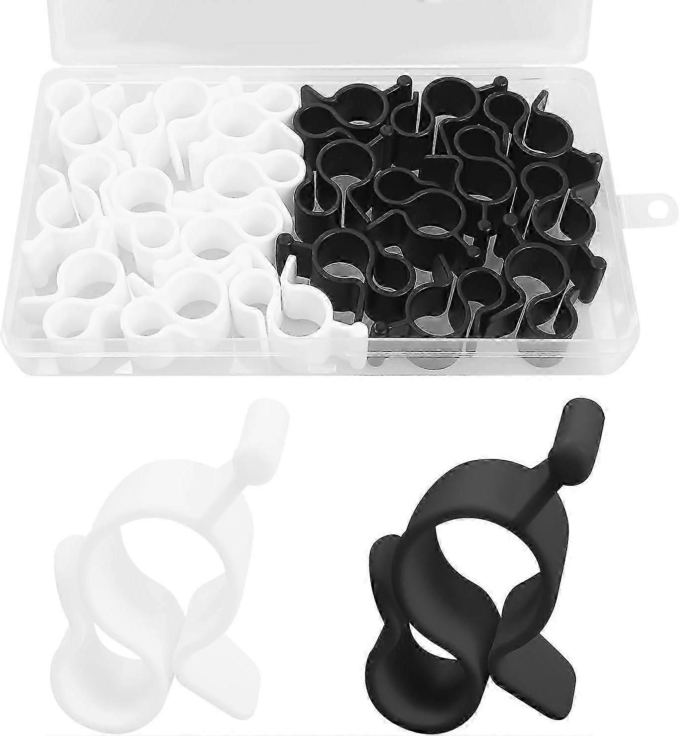20 Pcs RV Awning Hooks, RV Awning Accessory Hangers, White Car Mounted Hook