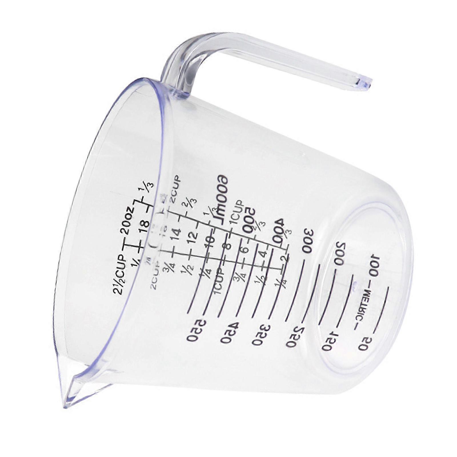 Dosing Cup Measuring Container Baking 600ml Water Measurement 1Pcs