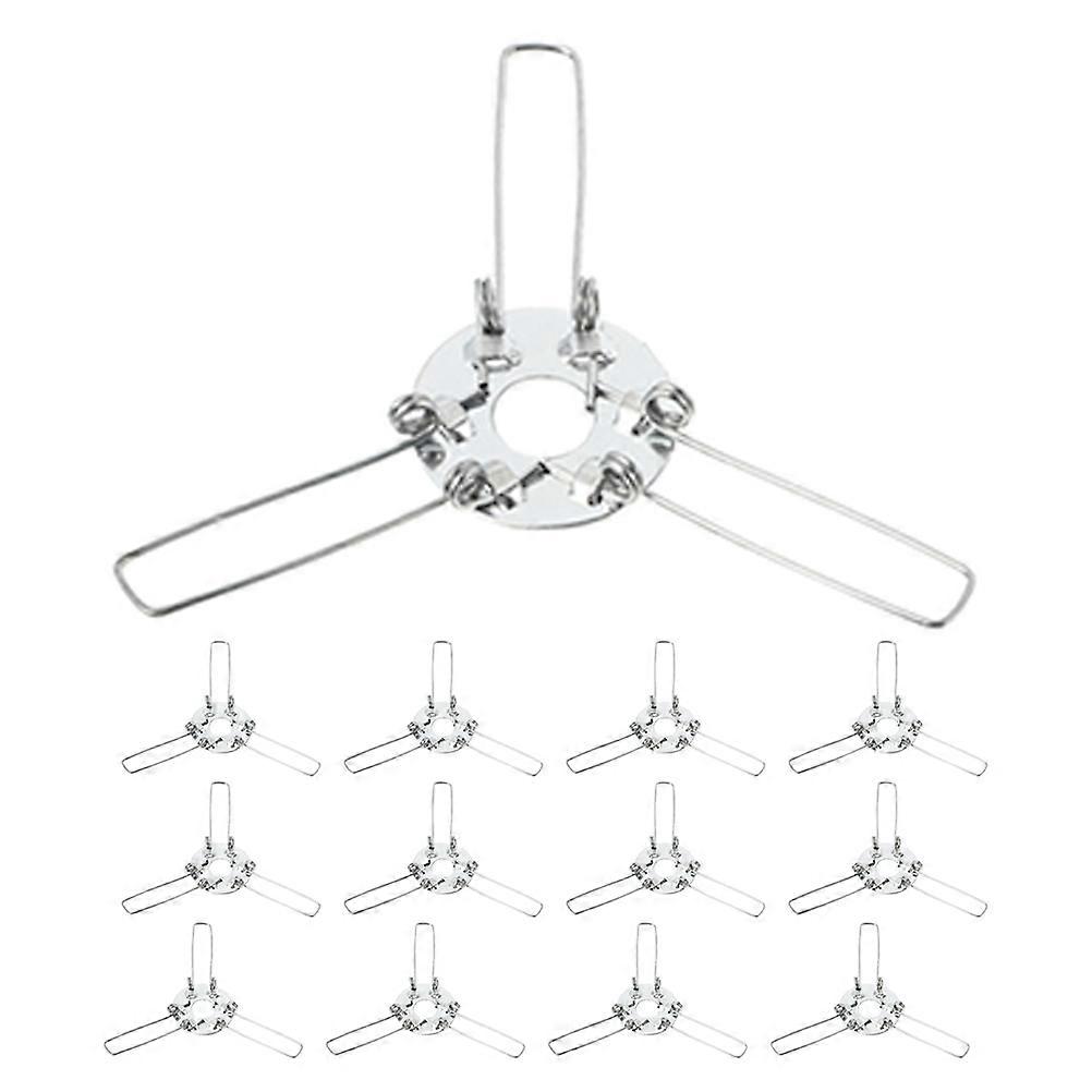 Iron Lampshade Fixators Household Pendant Lampshade Holders For Home Decoration Spring Shape 24Pcs