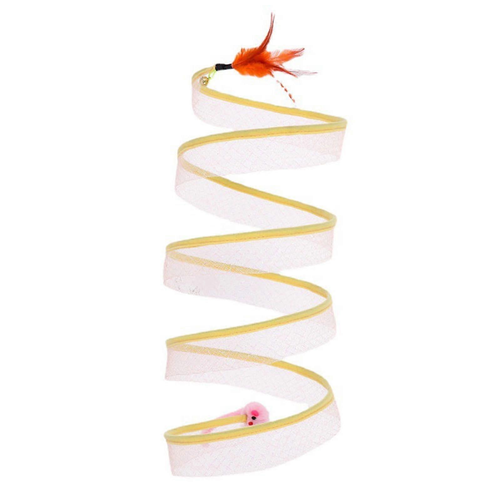 Foldable Cat Tunnel Toy, SType, Flexible, Lightweight Cat Tunnel, Durable for Kittens to Play (Mouse)