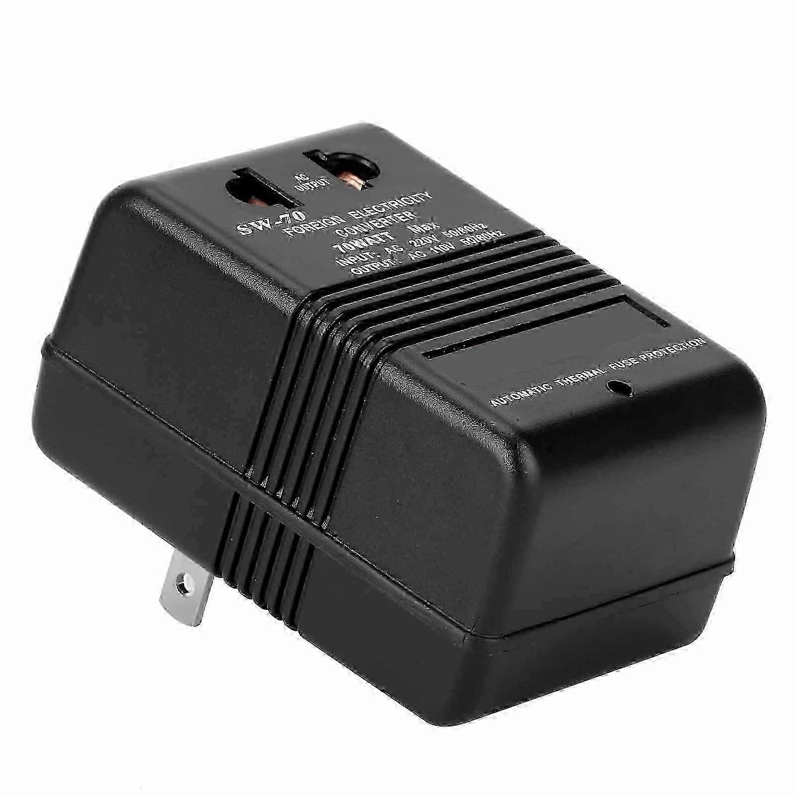 Voltage Converter 70W Step Down Power Transformer for Electric Toothbrushes and Razors CN220V