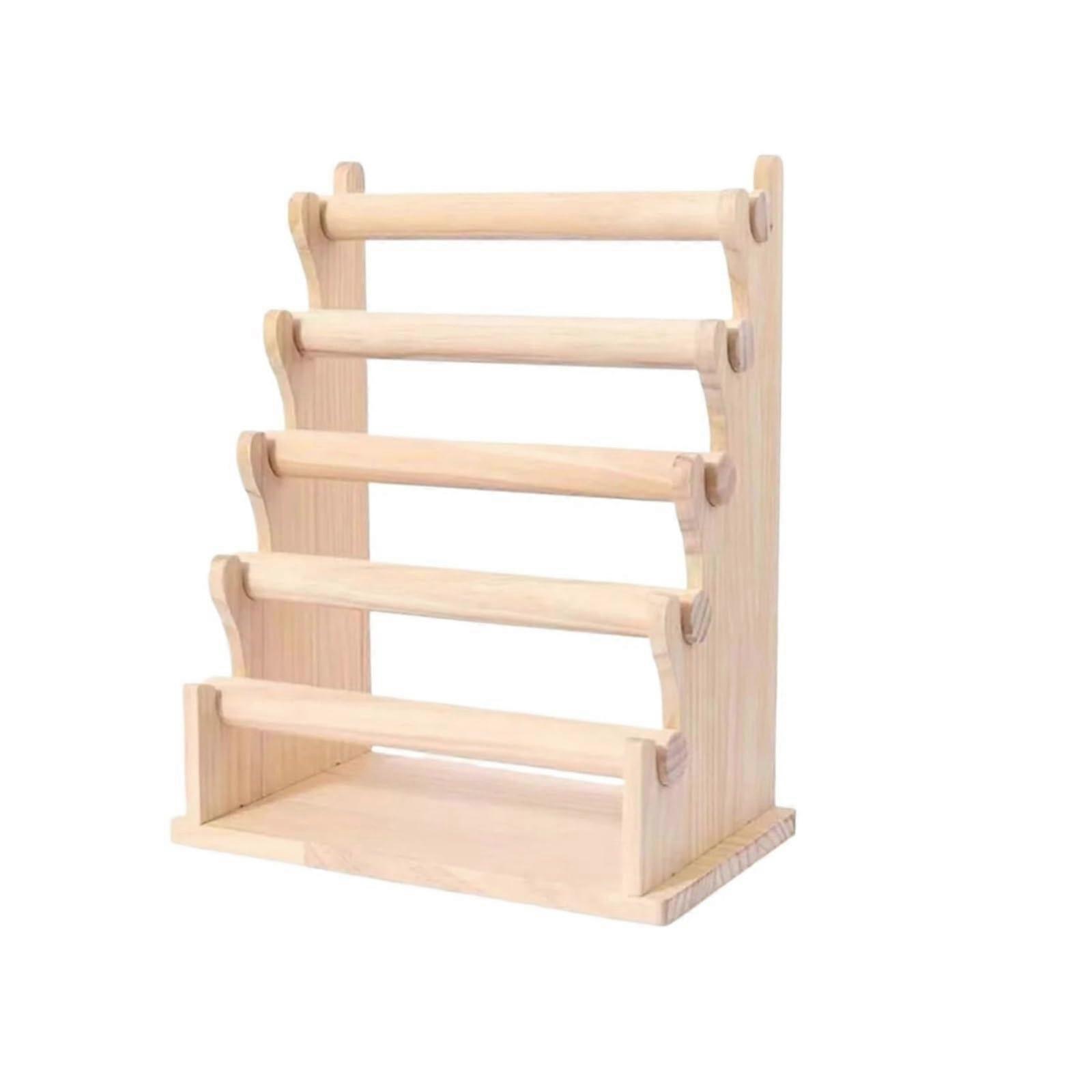 Watch Stand, Wooden Bracelet Display Frame, Removable Solid Wood Bracelet Holder, Storage, Jewellery Holder, Stand Watch Stand for Men (5 Layers)