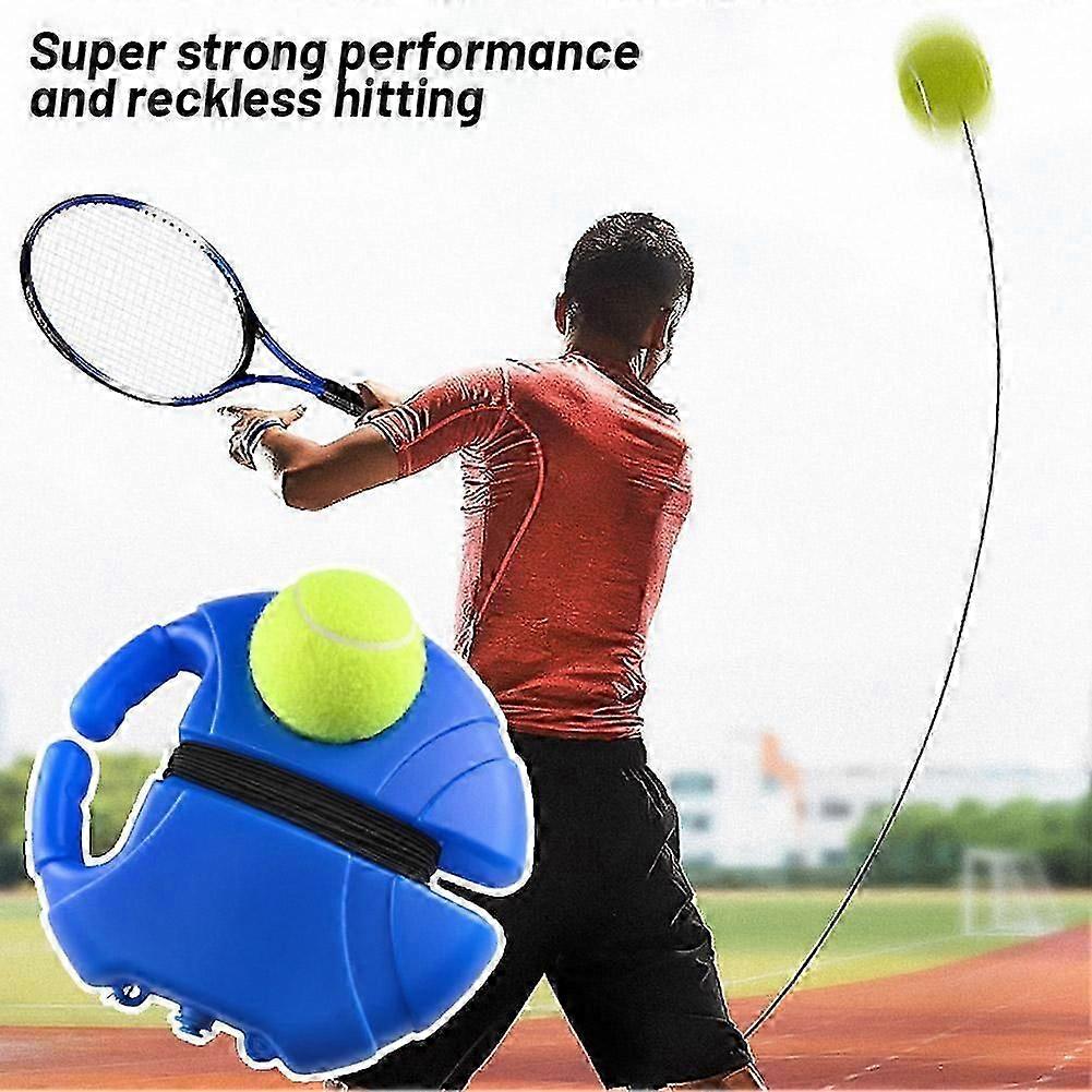 Bounce Back Tennis Ball with 1 Base and 1 Ball for Beginners Sport Exercise