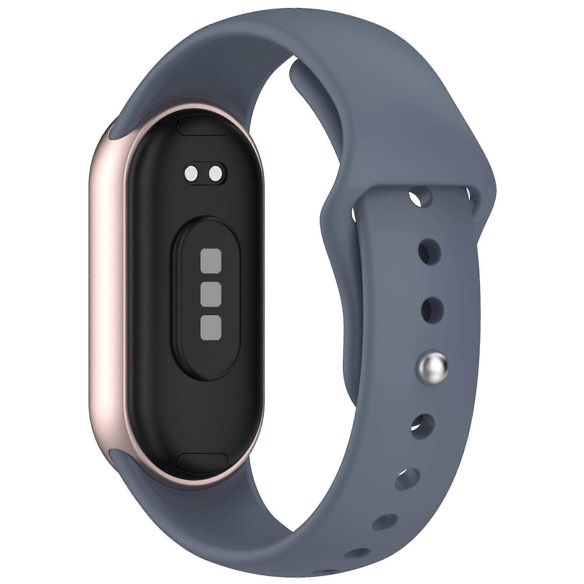 Watch Band for Xiaomi Smart Band 10 NFC / 10 / 9 NFC / 9 / 8 NFC / 8 Reverse Buckle Silicone Wrist Strap Blue
