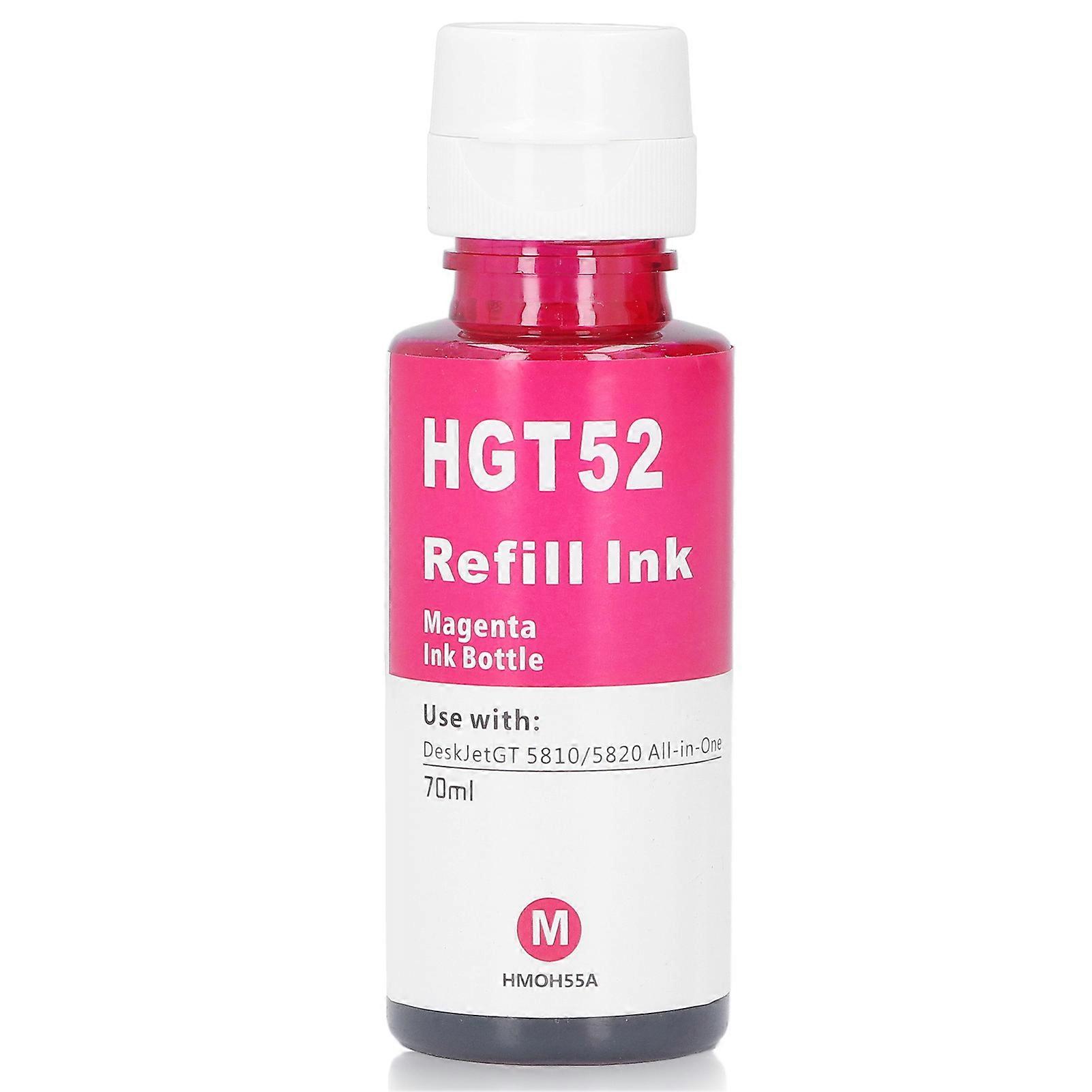 70ML Capacity Refill Ink Bottled Printing Ink Replacement for HP GT5810 5820 Printer