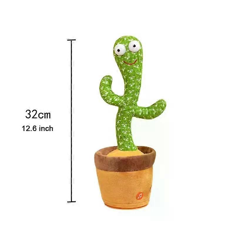 Craft Intelligent Cactus Interactive Learning and Musical Toy for Kids to Dance Record and Speak with Fun