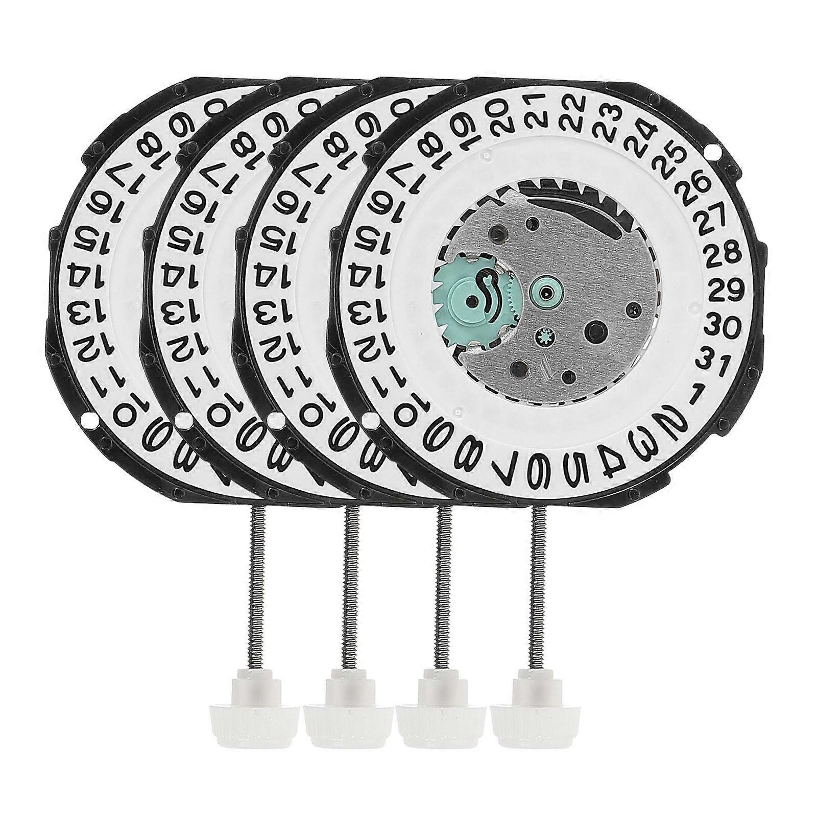 Mechanical Watch Replacement Metal Watch Day Dial Maintenance For Watch Enthusiasts 4Pcs