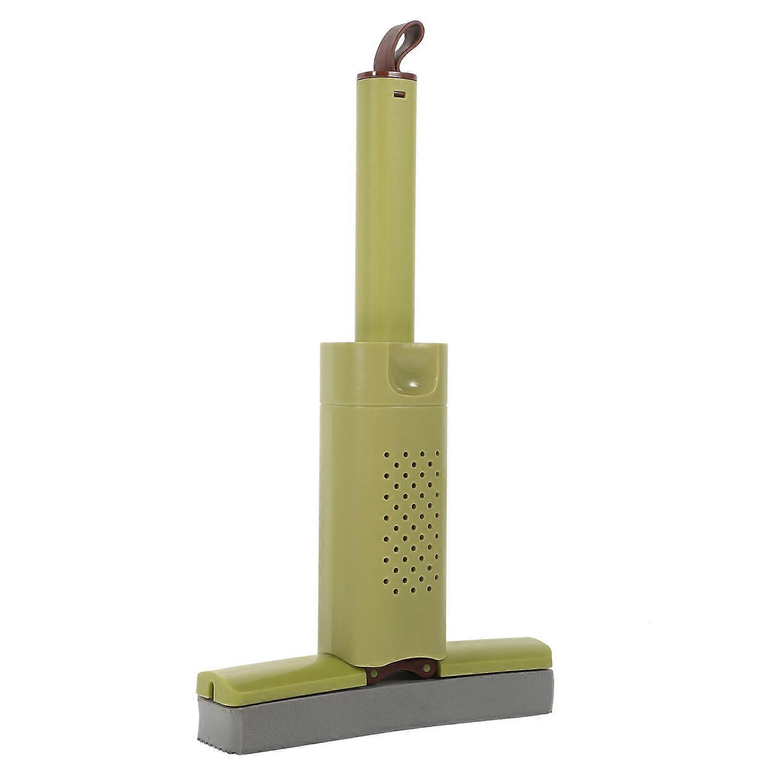 Mini Collodion Mop for Bathroom, Home & Office – Lightweight, One Handed Squeeze Design with Soft, Non Scratch Sponge for Floor, Wall, Window, Car &