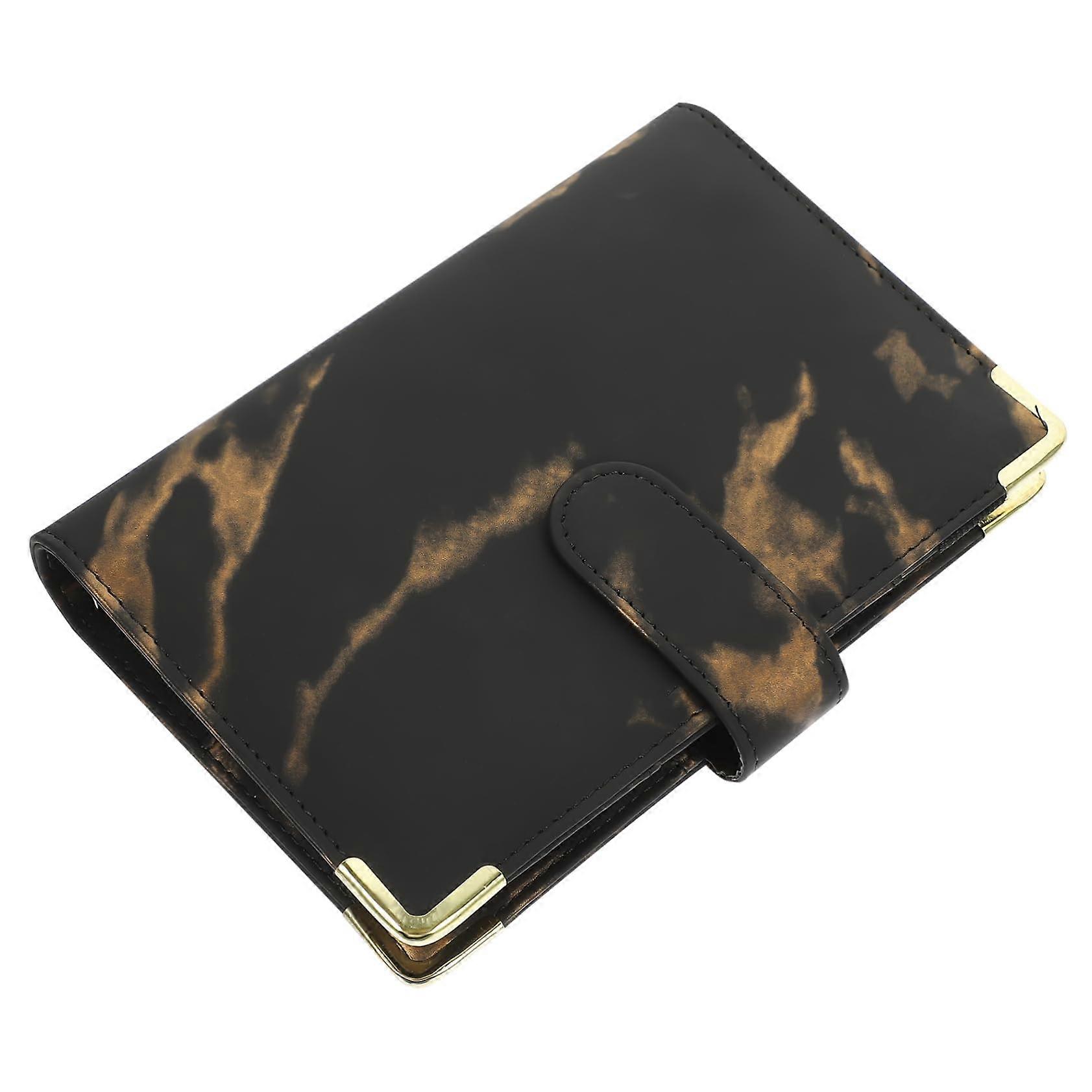 革製のフォルダーカバー、ブラックのフォルダーカバー