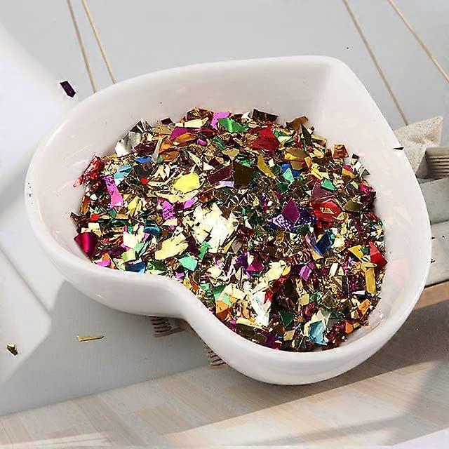 Crystal Drops Slime Mobile Phone Case 3D Nail Art Crystal Mud DIY Filling Powder Case Paper Candy Paper Sequins 20 g