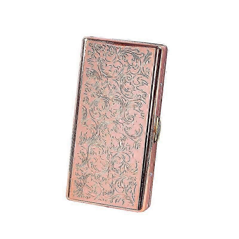 Lengthened Counts Cigarette Case 18 Pcs Portable Built-in Iron Pressure-resistant Moisture-proof Men's Cigarette Set Sto