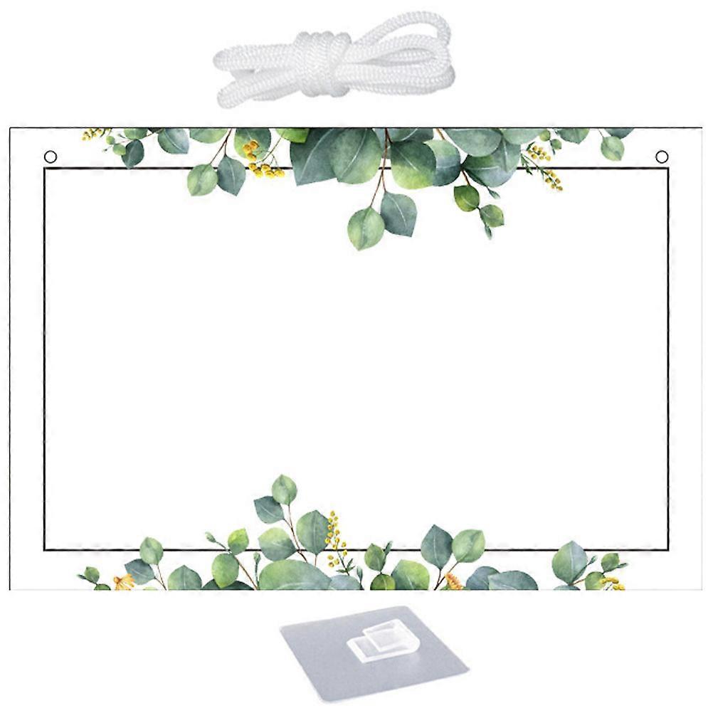 Acrylic Board Message Sharing Memo Board Home Decoration Sleek Design Transparent 30 00X20 00X0 20CM 1Set