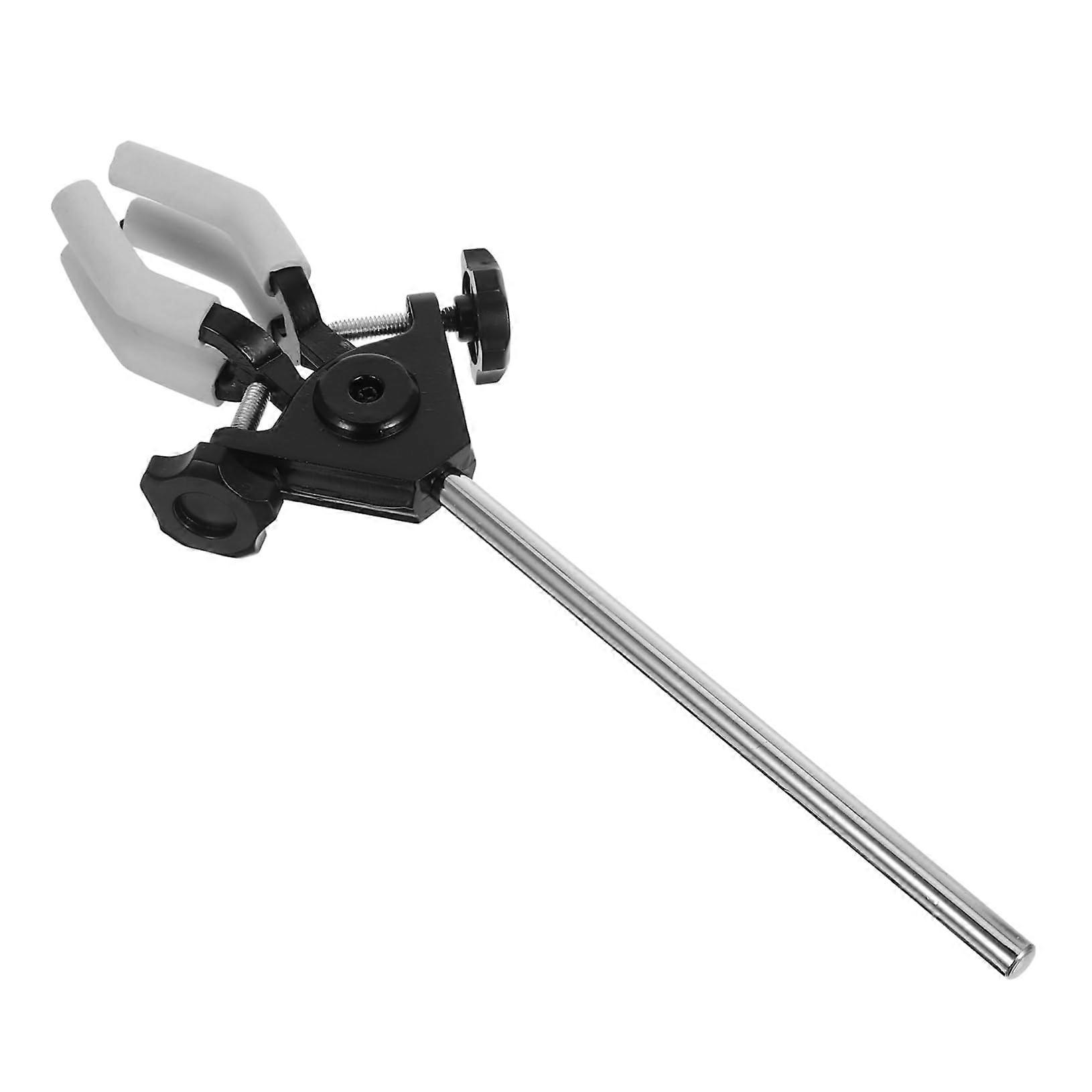 Flaschenklemme Laborklemmenständer Metall Chemische Reagenzglashalter Clamp for Lab Table Zinken Stützständerklemme