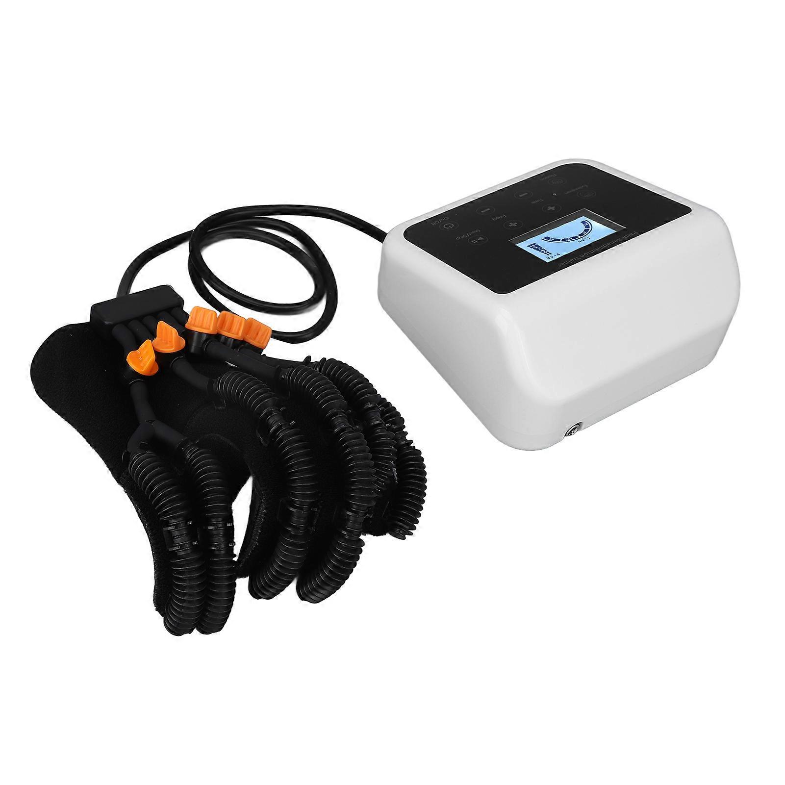 Robot de rééducation de la main Étirement de l’articulation Doigt poignet d’entraînement Orthèses Machine pour la main gauche 110-240V