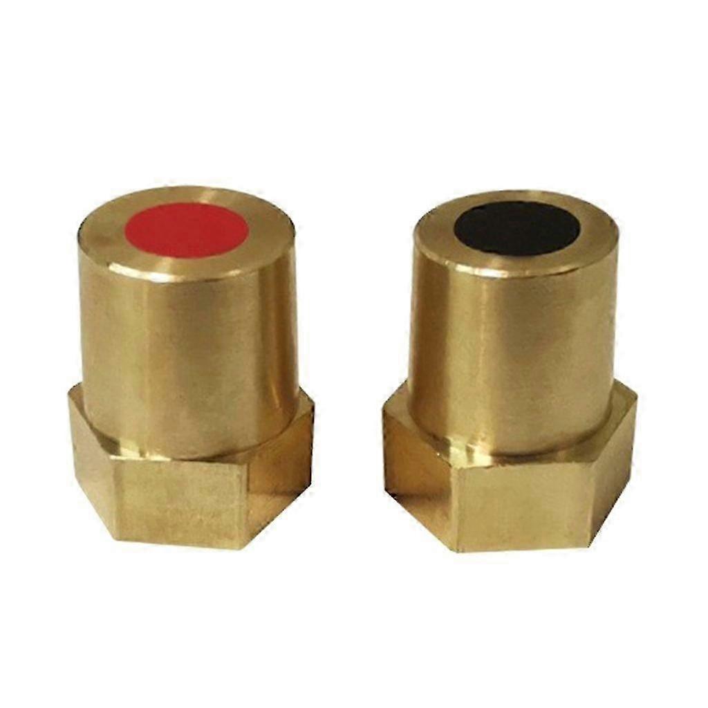 Positive Negative Battery Terminal Connector Adapter with Brass Head - Durable Car Battery Accessory for Secure Connections