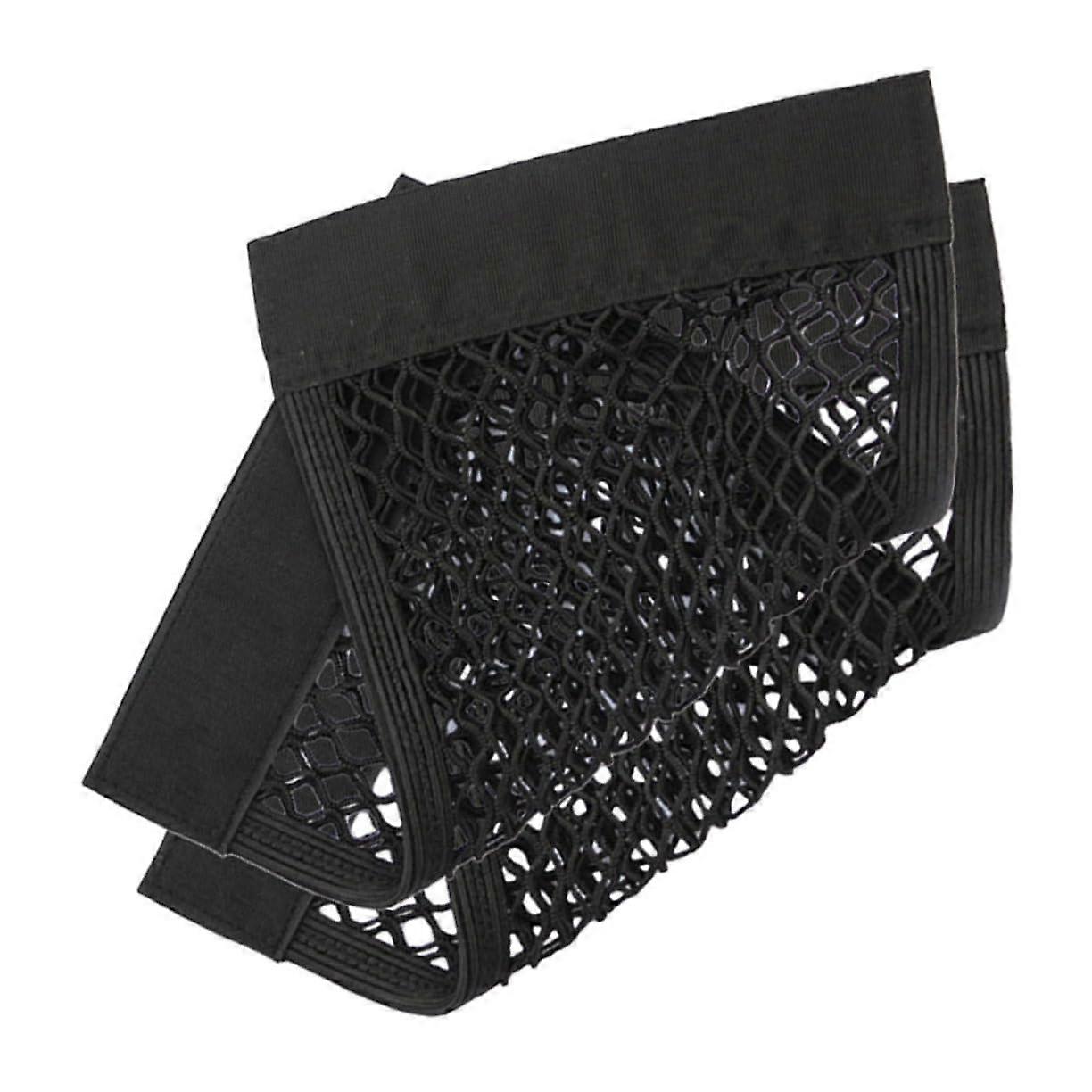 2 pieces truck cargo net, doublelayer trunk organizer made of durable oxford fabric for efficient storage and cargo management in vehicles