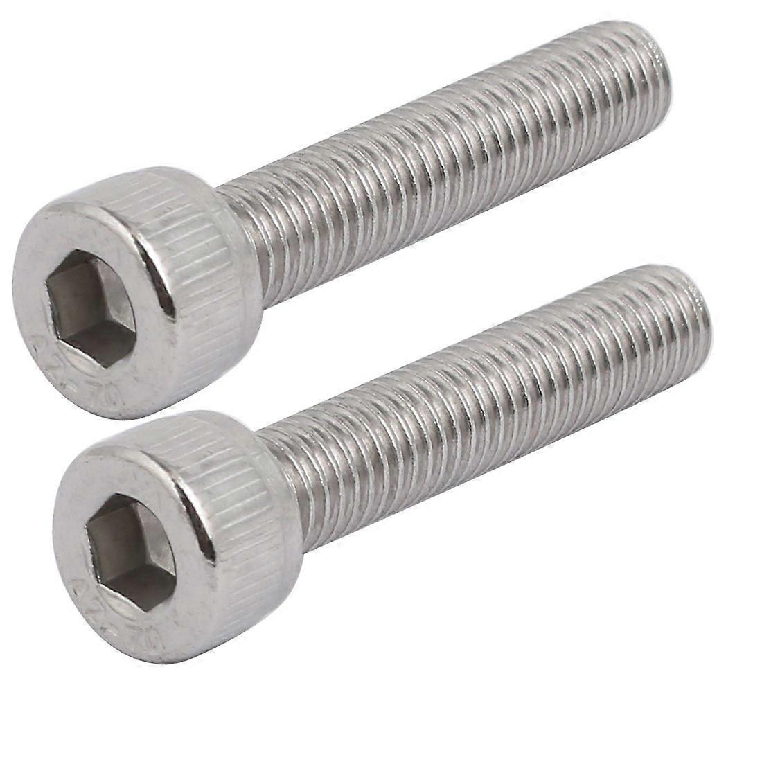 8a8a2ac621a929265a136edde64d6c3d M8 x 40 mm 304 Stainless Steel Left Thread Allen Screw Closure 2Piece
