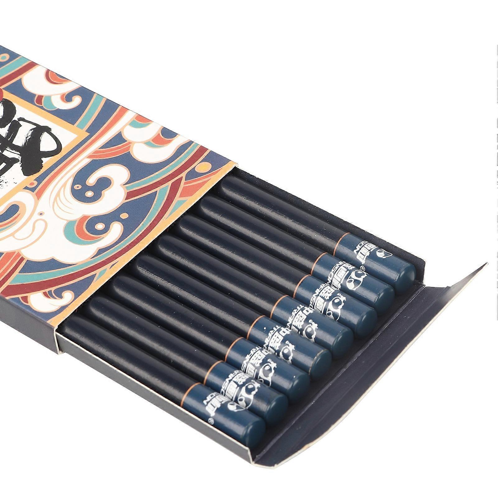 2Sets 16pcs Charcoal Pencils Drawing Set for Drawing Sketching Shading Art Supplies8pcs Dunhuang Color