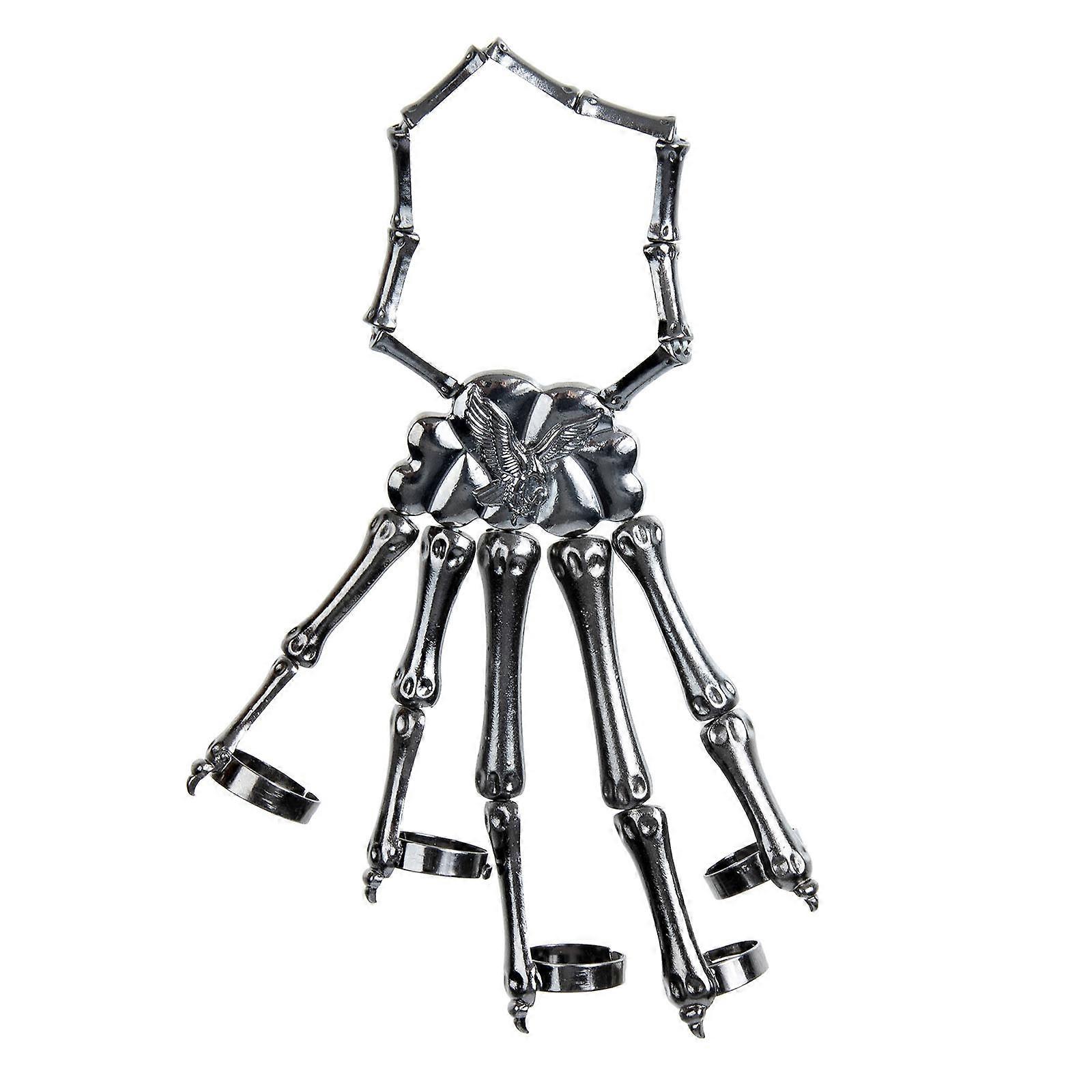 Halloween Stage Performances Parties Skeleton Claw Bracelet 1Set