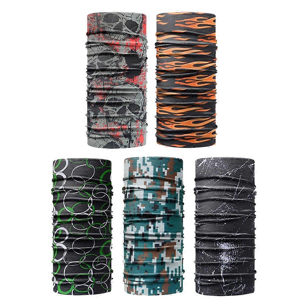 Sweatbands Sports Headband Men Running Headband For Men Versatile Seamless Stretchable Comfortable Headwear 48 x 24 x 0.2cm 5Set