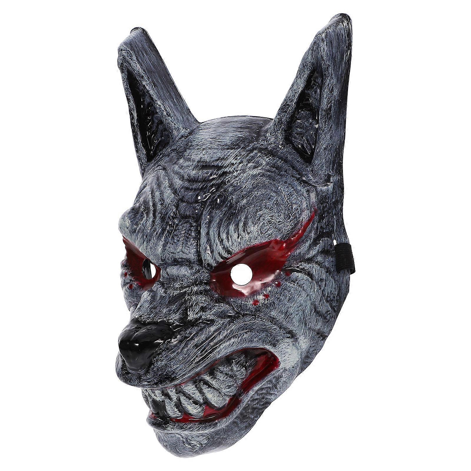 Halloween Mask Accessory Wolf Shape Creative Mask Celebration Performance Prop 1Piece