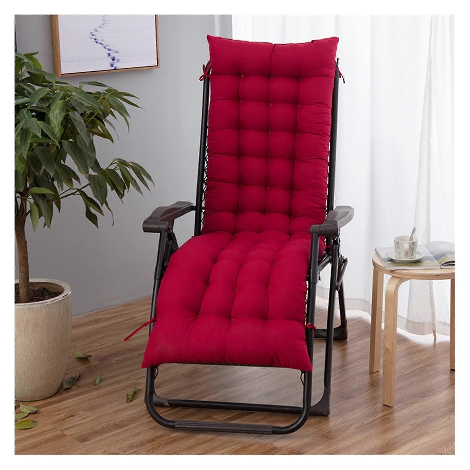 Sun lounger cushion, nonslip, with thick memory foam, straps, foldable (Style 10)