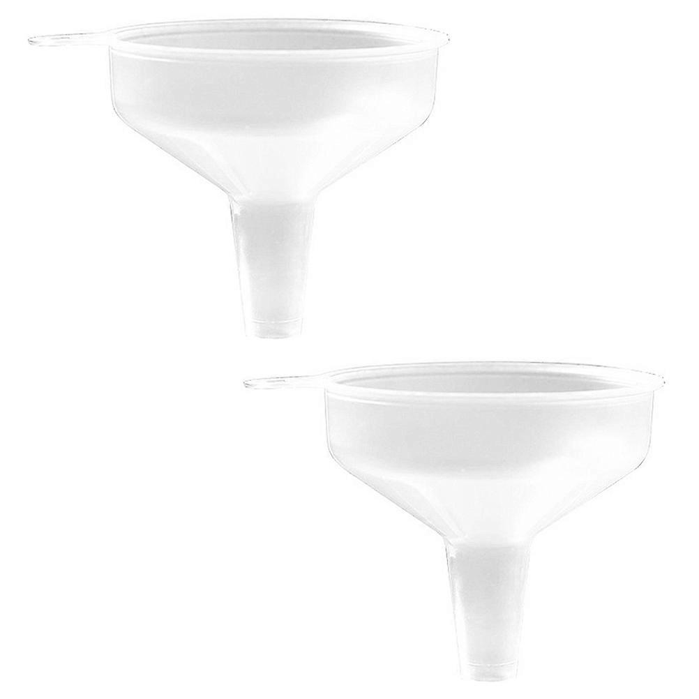 Bottle Funnel Small Transparent Pp Material Prevent Spilling Smooth Surface Diy Storage Kitchen Funnel 100Pcs