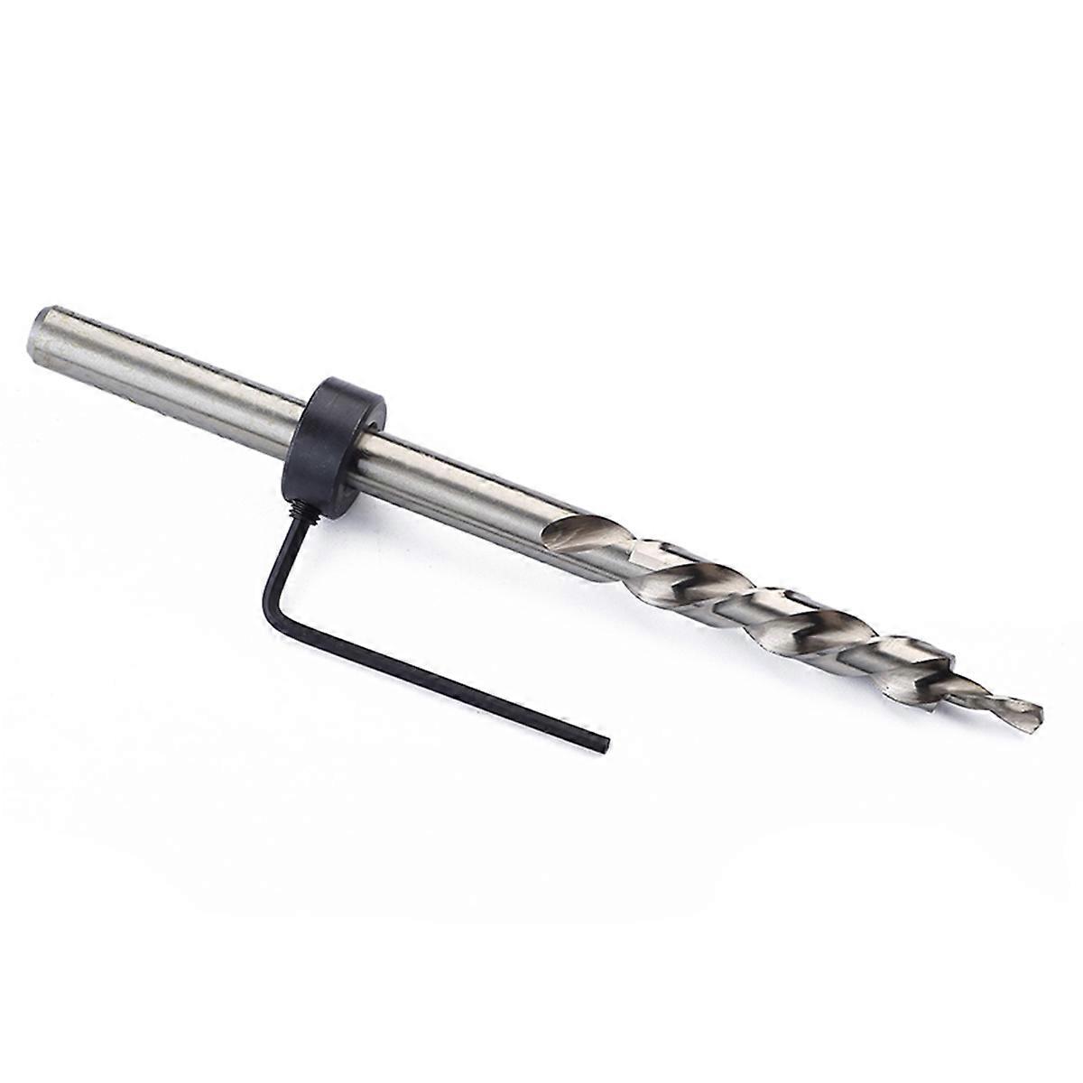 High Speed Steel Locator Twist Drill Bit for Drilling Hole Use 9 5mm Silver