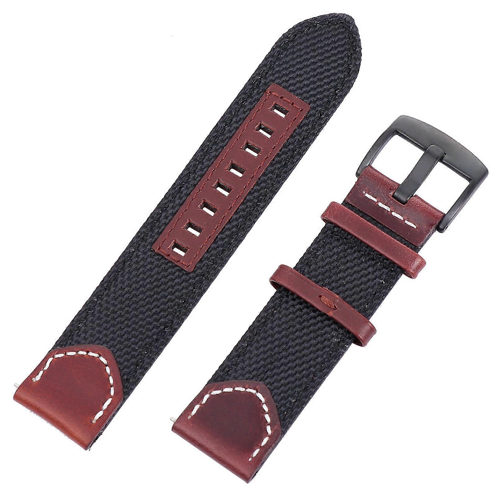 Vintage Nylon Watch Strap for Smartwatches – Durable Design, Comfortable Fit for Sports & Travel, Easy Installation with Sturdy Clasp