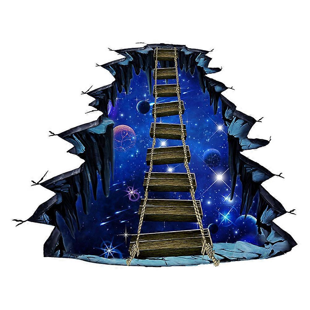 Multi-colored 3D Stereoscopic Wall Sticker For Interior Design With 60x90CM Dimension In 1Set