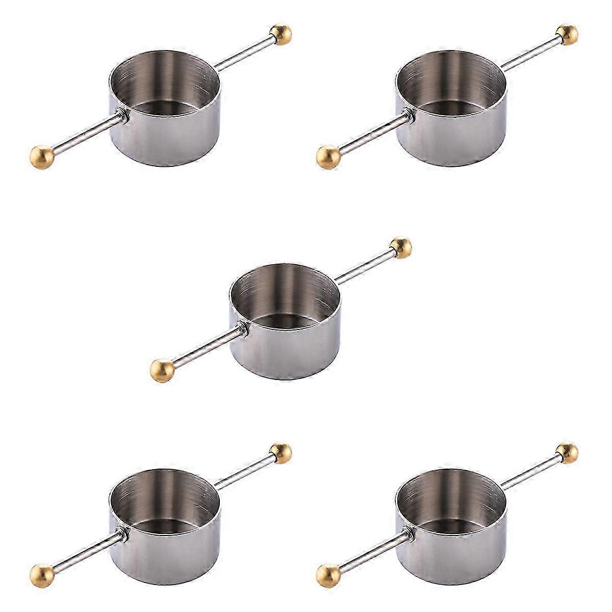 Measuring Cup Tools, Bar Measure Cocktail Jigger with Handle for Whisky Bar Tools Bar Accessories(5