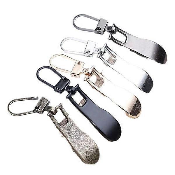 Removable Zipper Pull, Free Automatic Eyelet Puller, Suitable for Most Replaceable Zipper Pulls, Pendant Zipper Pull, 5pcs