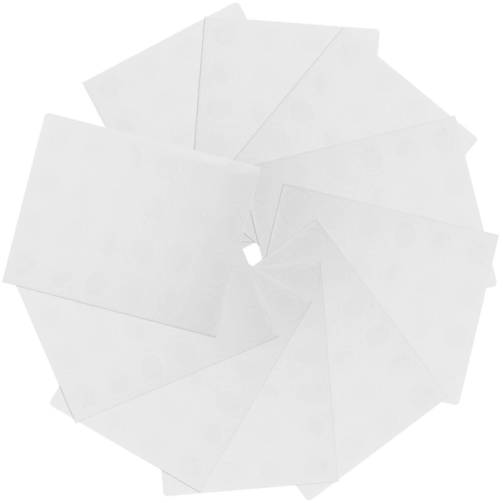 家族や友人のための感光性色変更ステッカー太陽暴露状況7.4x11cm屋外UVテスト240個