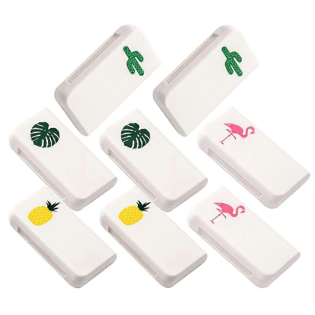 Portable Sealed Medicine Organizer with Multiple Compartments for Safe Storage PP Material Assorted Color